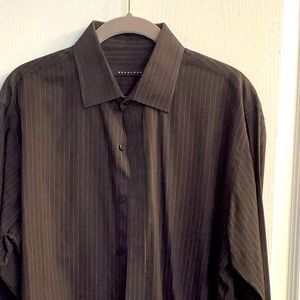 Sean John pin strip dress shirt